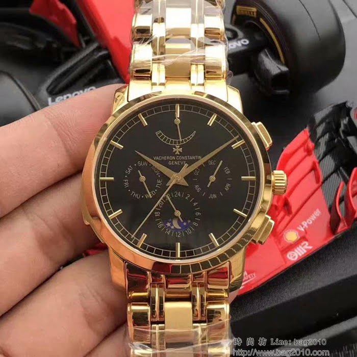 江詩丹頓 Vacheron Constantin F1精品 2019新款 進口9100多功能機芯 超強防水 高檔男士腕表  wssb4300